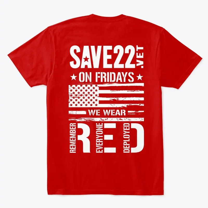 SAVE22 RED Friday